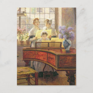 Around the Piano Postcard