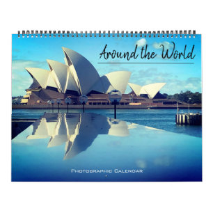 around the world 2027 (with locations) large calendar