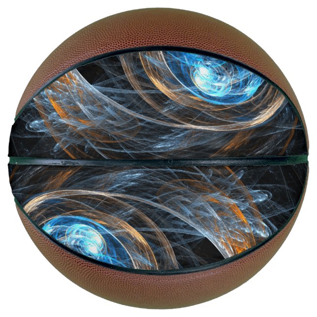 Around the World Abstract Art Basketball (Front)