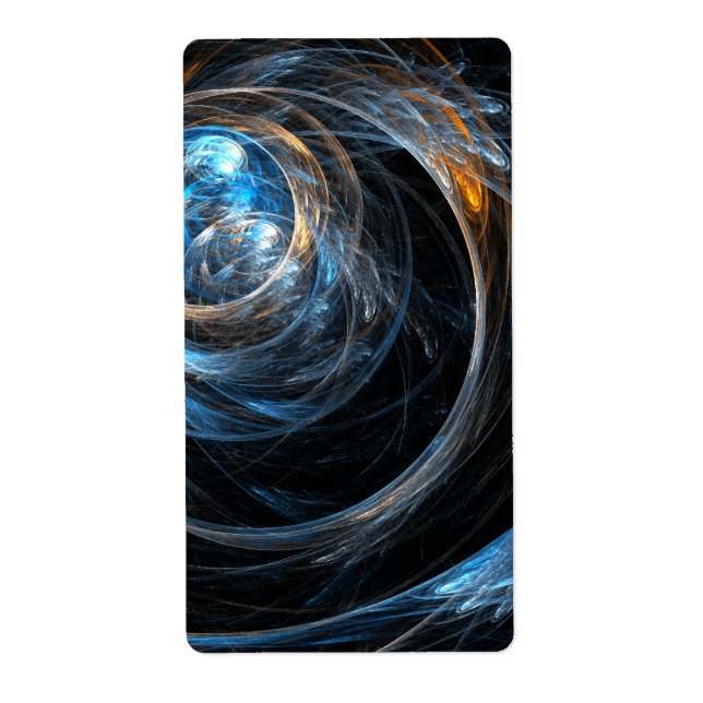 Around the World Abstract Art Fractal (Front)