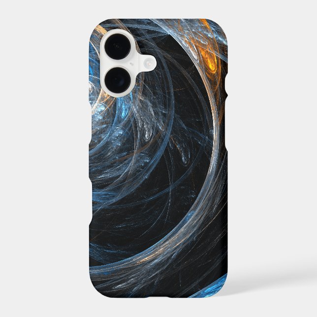 Around the World Abstract Art iPhone Case (Back)