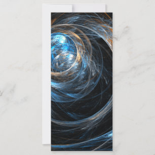 Around the World Abstract Art Rack Card
