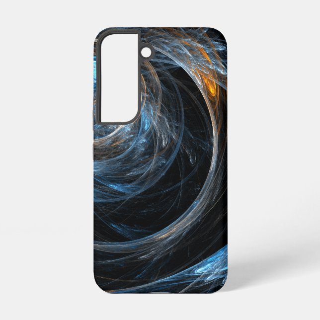 Around the World Abstract Art Samsung Galaxy S22 Case (Back)