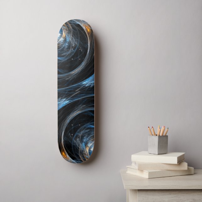 Around the World Abstract Art Skateboard (Wall Art)