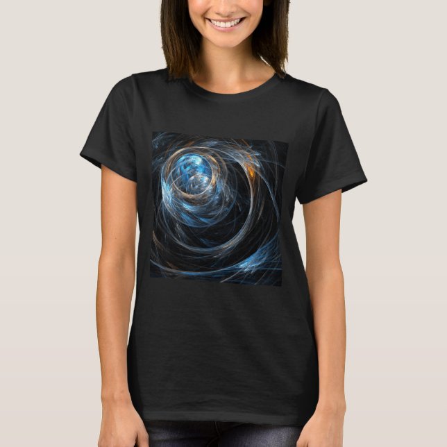 Around the World Abstract Art T-Shirt (Front)