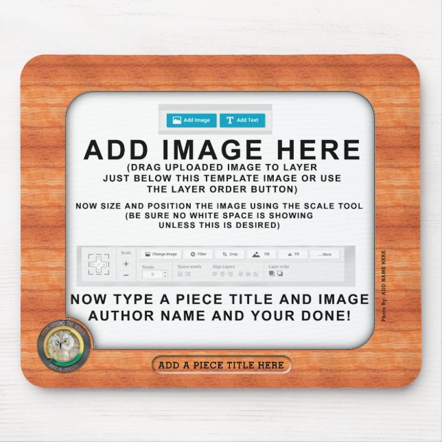 Around The World Custom Art & Photo Mousepads (Front)