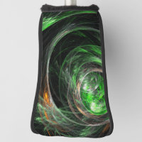 Around the World Green Abstract Art