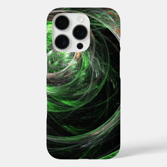 Around the World Green Abstract Art iPhone 6 Case (Back)