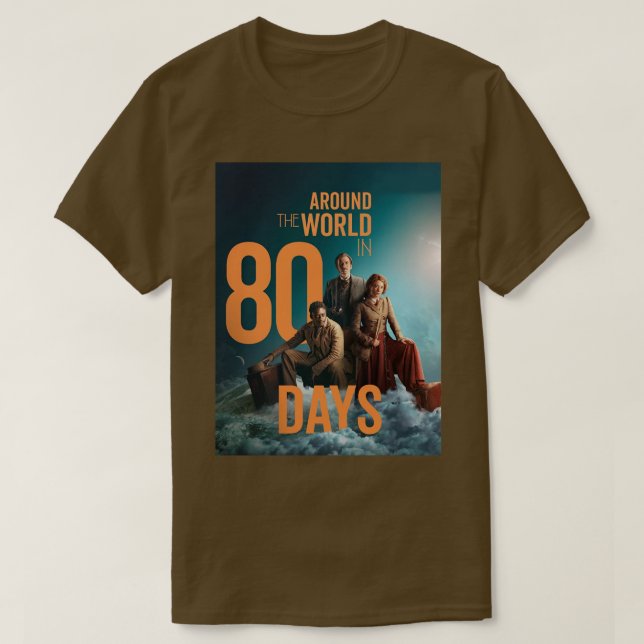 Around the World in 80 Days T-Shirt (Design Front)