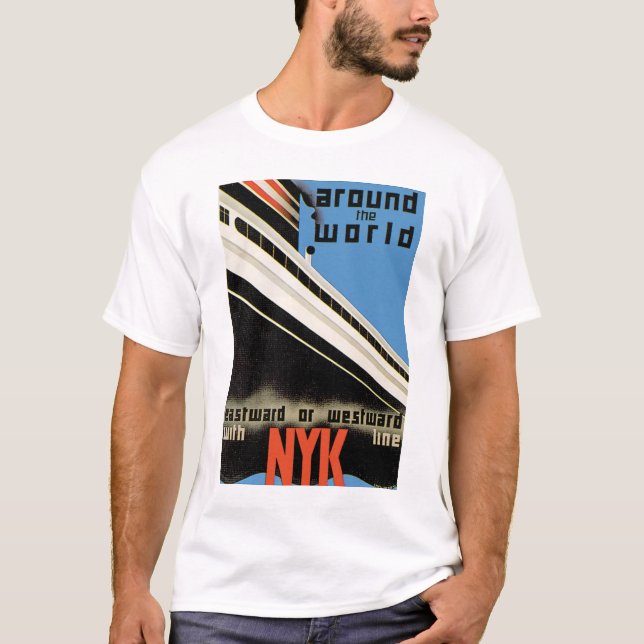 Around the World with NYK T-Shirt (Front)