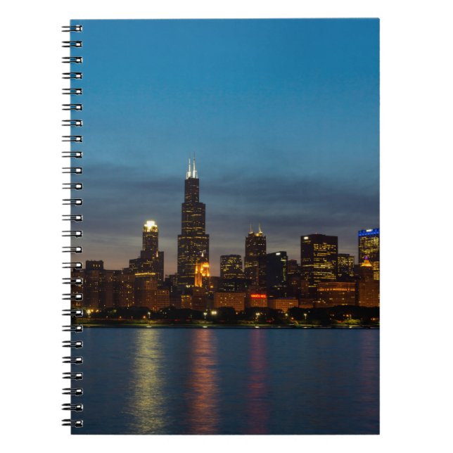 Around Willis At Night Spiral Notebook (Front)