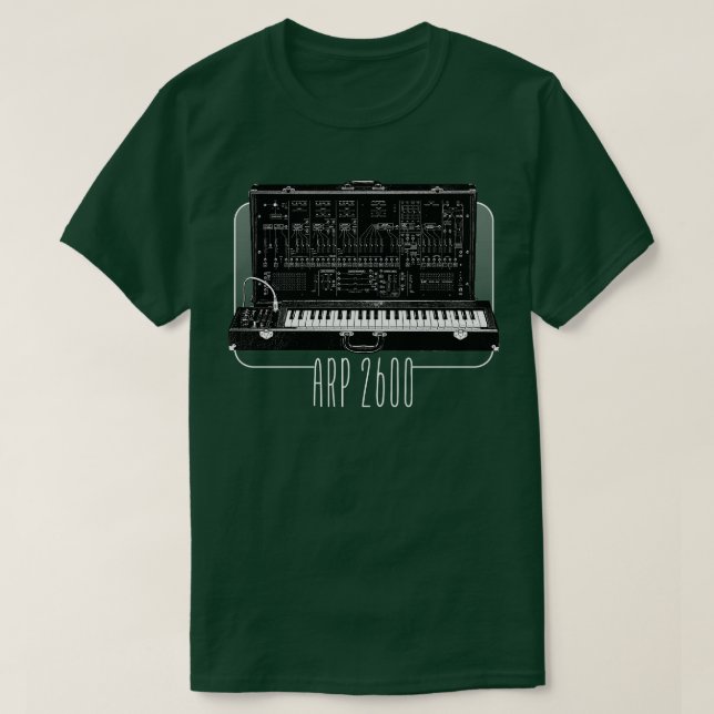 ARP 2600 Retro Synthesizer Lover Design T-Shirt (Design Front)