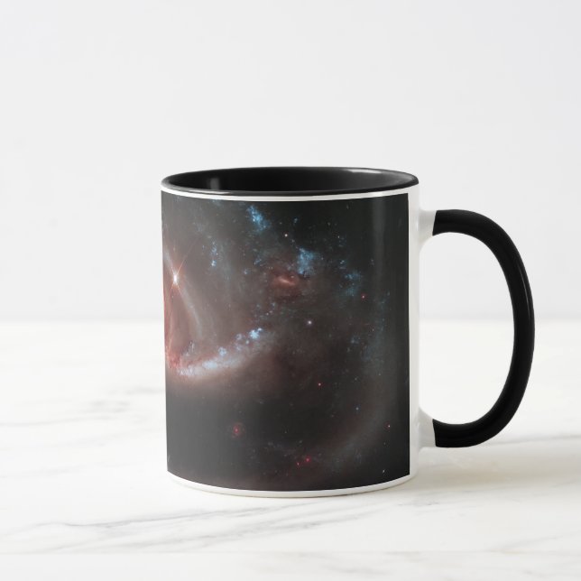 Arp 273 Interacting Galaxies (Hubble Telescope) Mug (Right)