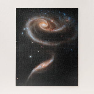 Arp 273 Interacting Galaxies In Andromeda. Jigsaw Puzzle