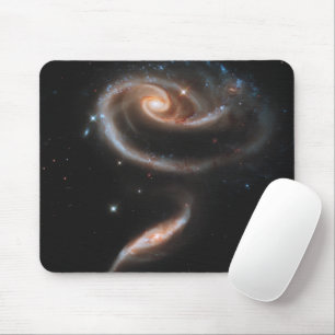 Arp 273 Interacting Galaxies In Andromeda. Mouse Pad