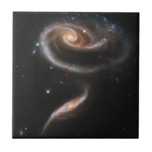 Arp 273 Interacting Galaxies In Andromeda. Tile