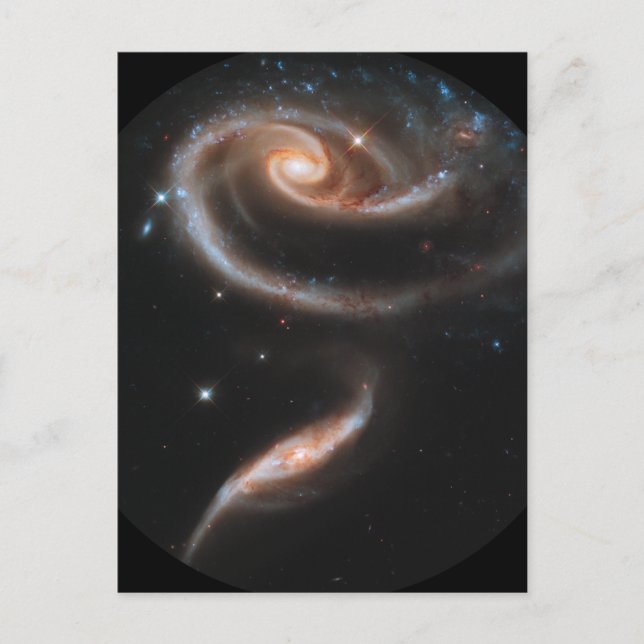 ARP-273 Interacting Galaxies Postcard (Front)