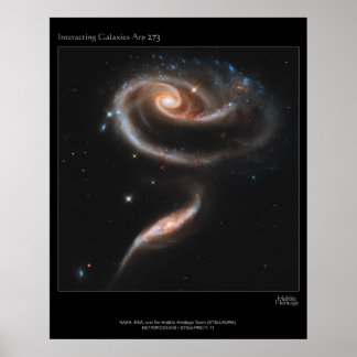 ARP-273 Interacting Galaxies Poster
