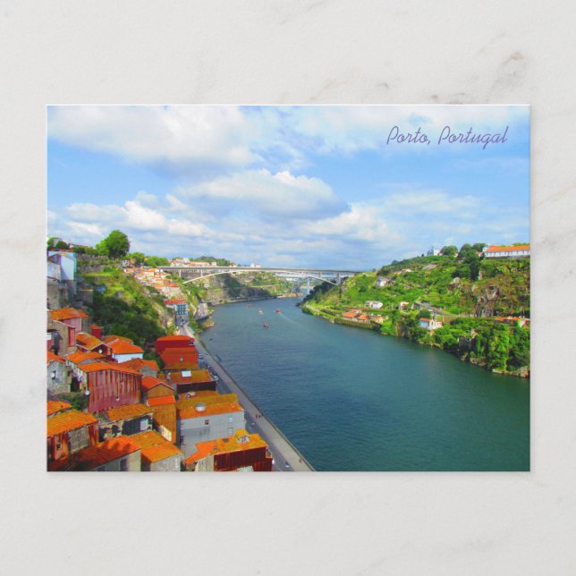Arrábida Bridge ~ Porto, Portugal Postcard (Front)
