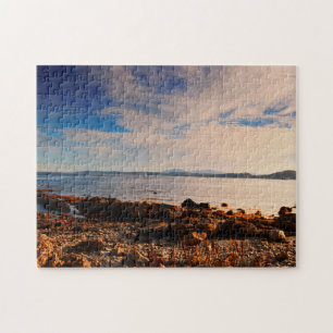 Arran from Towards Point, Firth of Clyde Scotland Jigsaw Puzzle