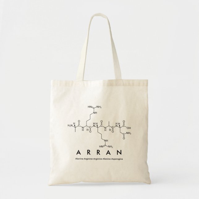 Arran peptide name bag (Front)