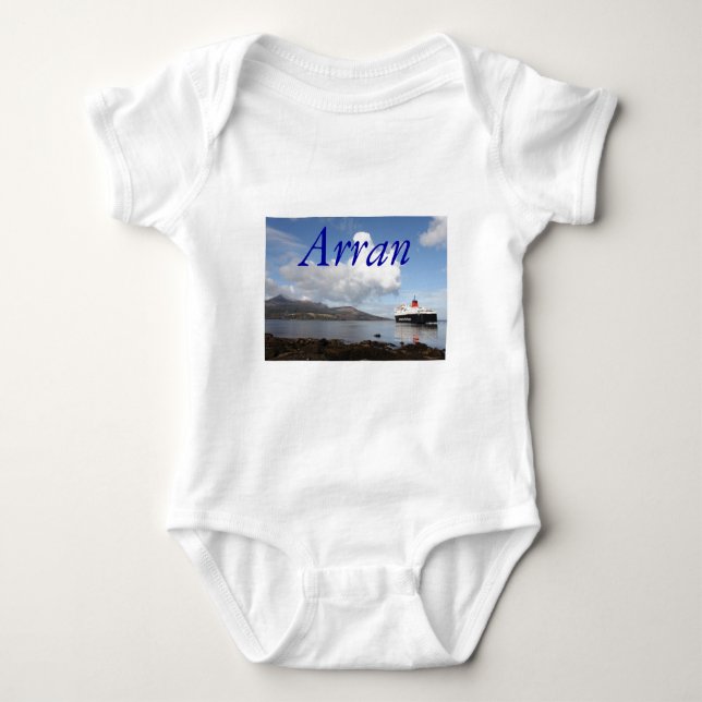 Arran, Scotland Baby Bodysuit (Front)