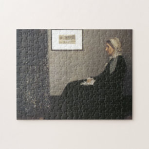 Arrangement in Grey and Black - Whistler's Mother Jigsaw Puzzle