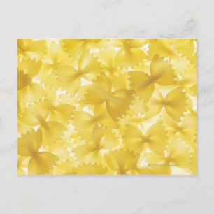 Arrangement of Organic Pasta Bows Postcard