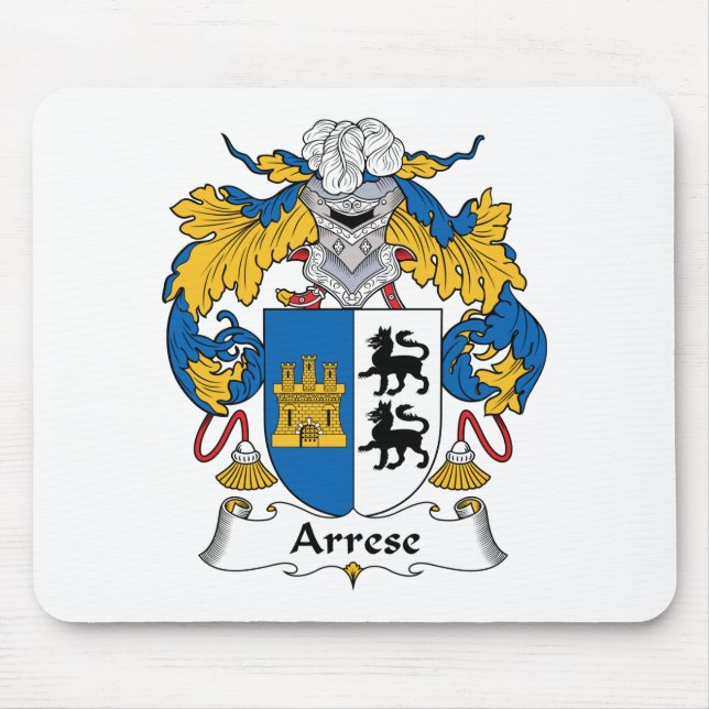 Arrese Family Crest Mouse Pad (Front)