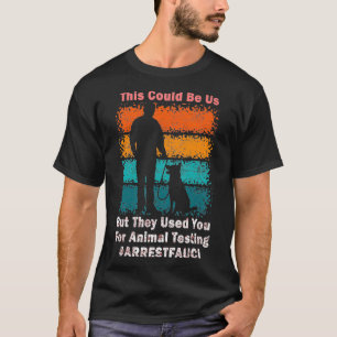 Arrest Fauci Vintage Sunset Puppy Pet Dog Lover An T-Shirt