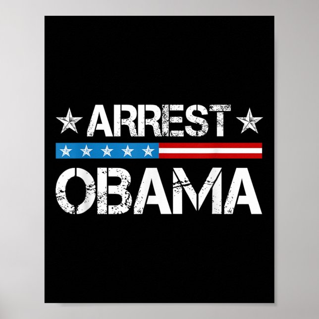 Arrest Obama 2025  Poster (Front)