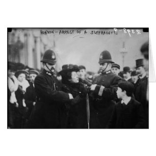 Arrest of a Suffragette in London England c 1910