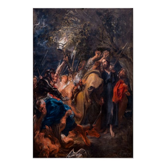 Arrest of Christ Canvas I Biblical Scene Wall Art  (Front)