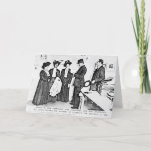 Arrest of Mrs Pankhurst Card