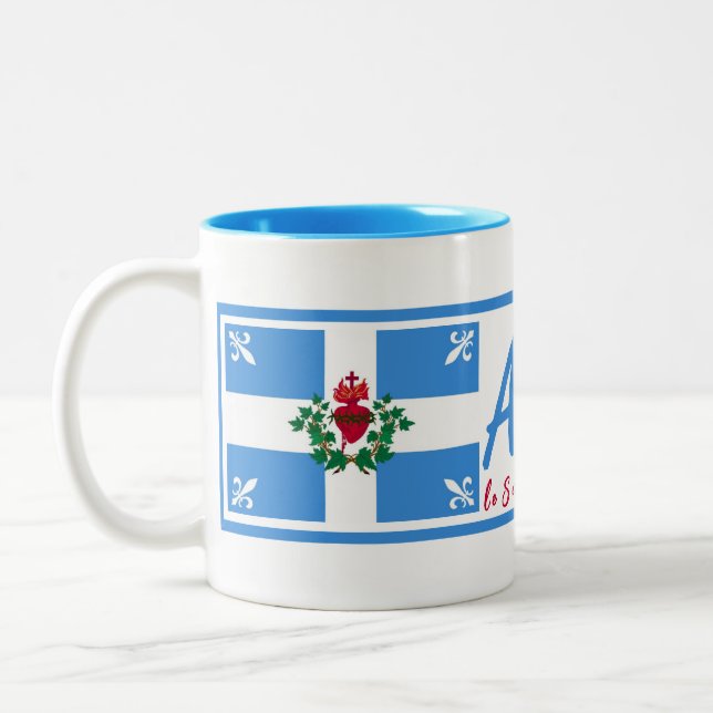 Arrêtez! Two-Tone Coffee Mug (Left)