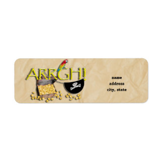 ARRGH! With Pirate Treasure, Parrot & Eye Patch