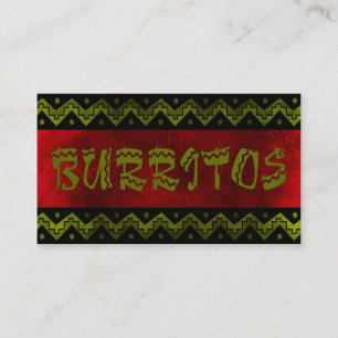 arriba burittos (loyalty punch card) loyalty card