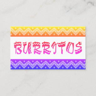arriba burittos (loyalty punch card) loyalty card