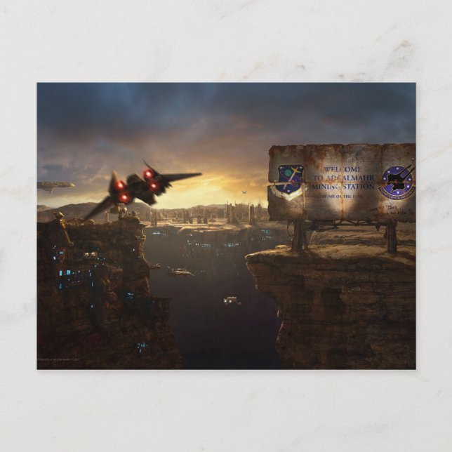 Arrival at Adcalmahr Postcard (Front)