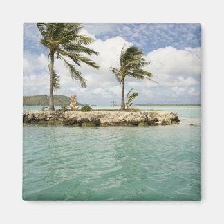 Arrival at airport in Bora Bora, Society Magnet