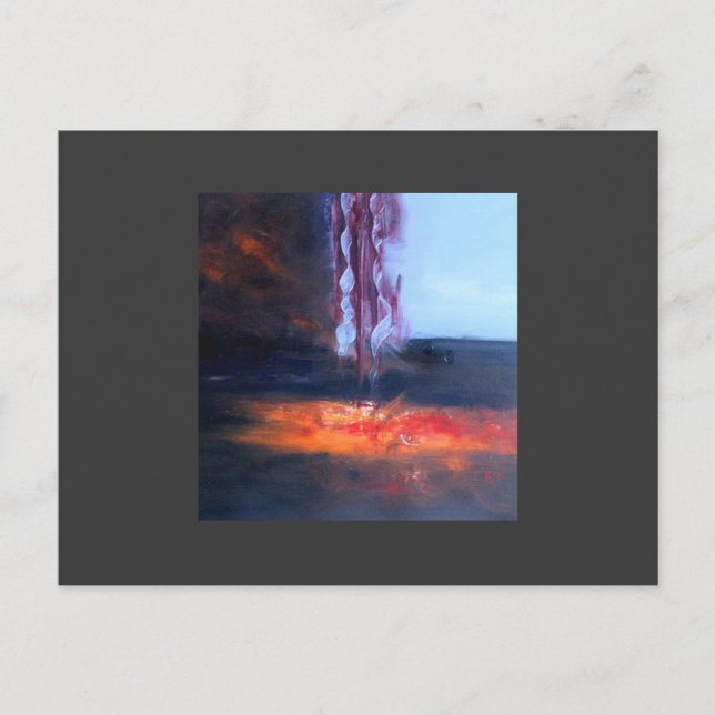 arrival at morning postcard (Front)