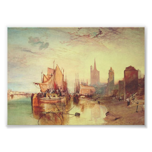 Arrival of a Packet Boat by Joseph Turner Photo Print (Front)