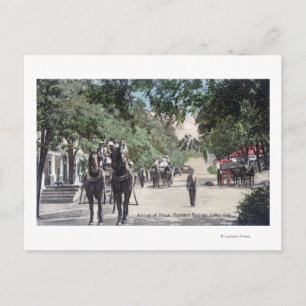 Arrival of a StagecoachHighland Springs, CA Postcard