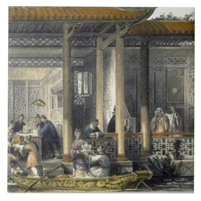 Arrival of Marriage Presents at the Bridal Residen Tile (Front)
