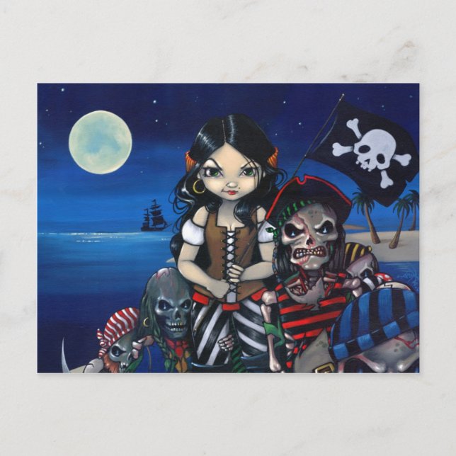 "Arrival of the Damned" Postcard (Front)