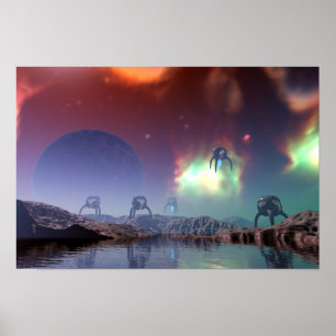 Arrival Version 5.0  (18" x 12") Art Print Poster