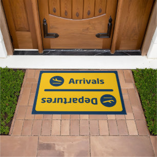 Arrivals/Departures Doormat