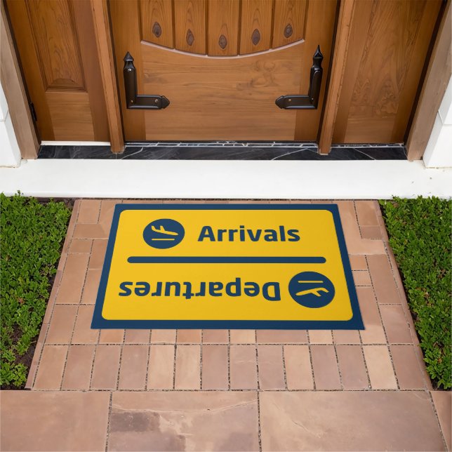 Arrivals/Departures Doormat (Outdoor)