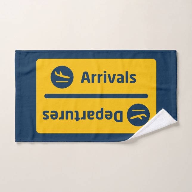 Arrivals/Departures Hand Towel (Hand Towel)