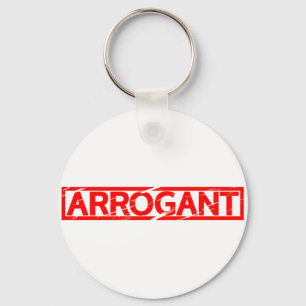 Arrogant Stamp Key Ring